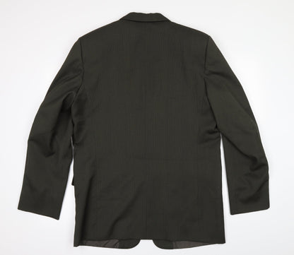 Mens UK Size 42 Preworn Regular Green Suit Jacket
