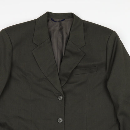 Mens UK Size 42 Preworn Regular Green Suit Jacket