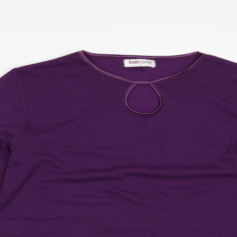 Bonmarché Womens Purple   Pullover Jumper Size S
