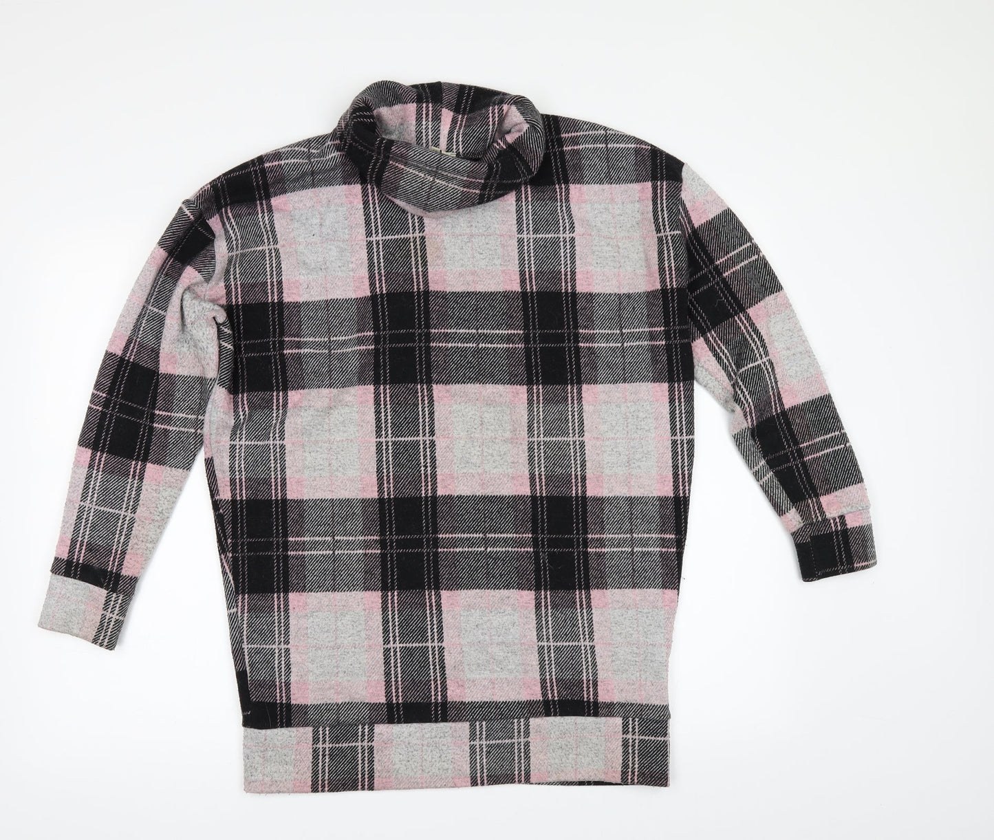River Island Womens Multicoloured Check  Pullover Jumper Size 8