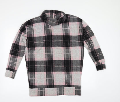 River Island Womens Multicoloured Check  Pullover Jumper Size 8