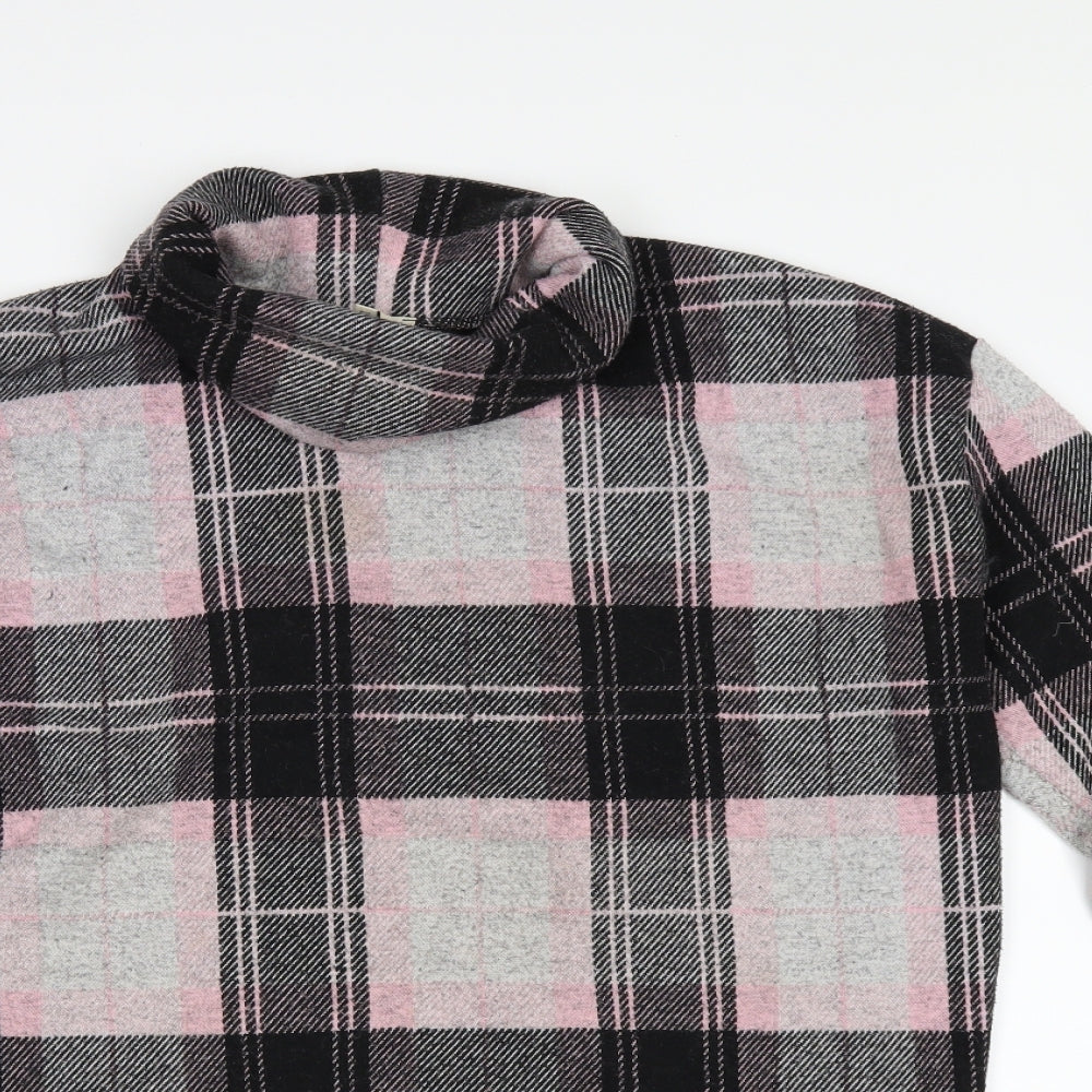 River Island Womens Multicoloured Check  Pullover Jumper Size 8