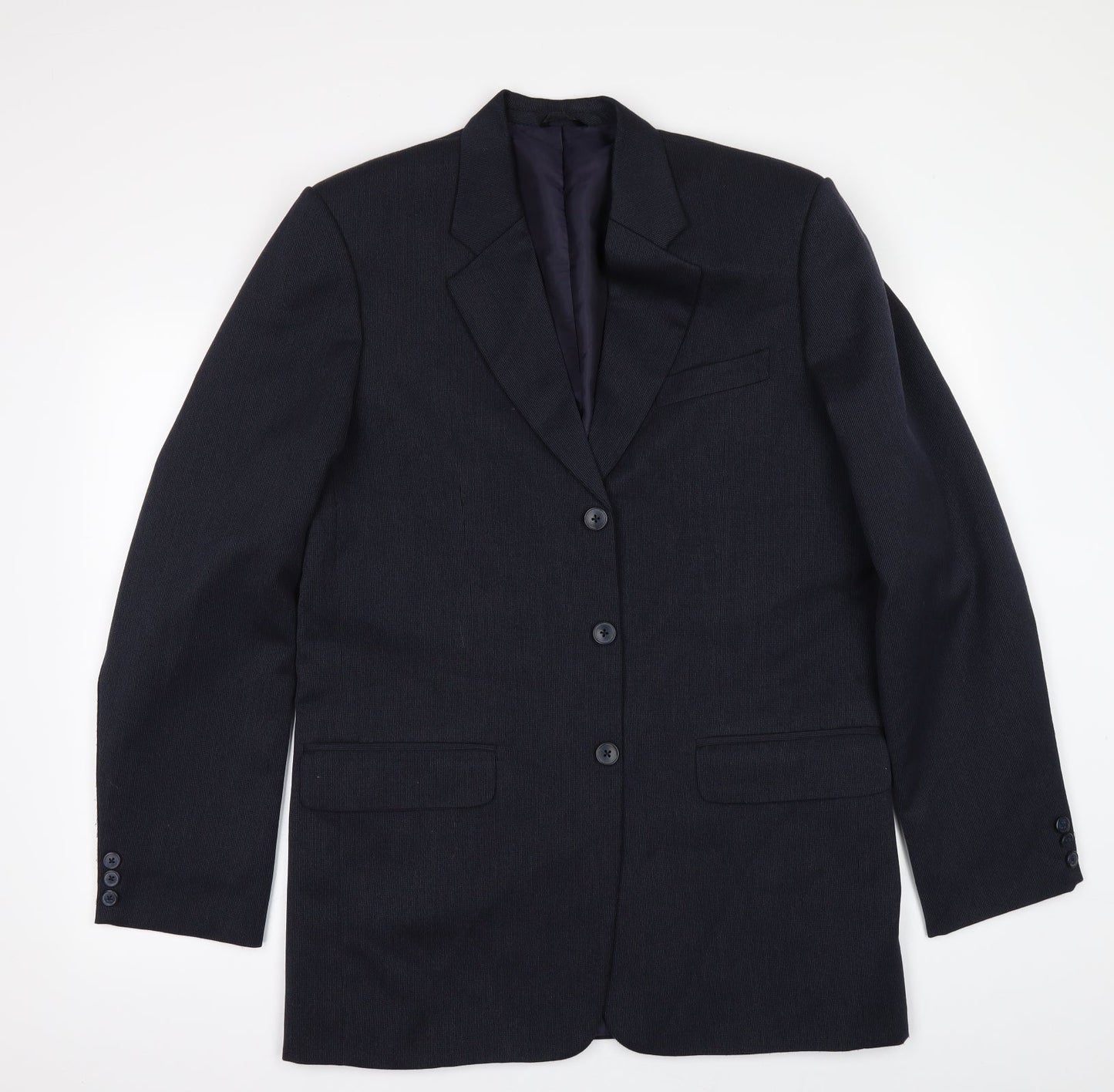 Mens UK Size 42 Preworn Regular Blue Suit Jacket