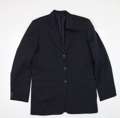 Mens UK Size 42 Preworn Regular Blue Suit Jacket