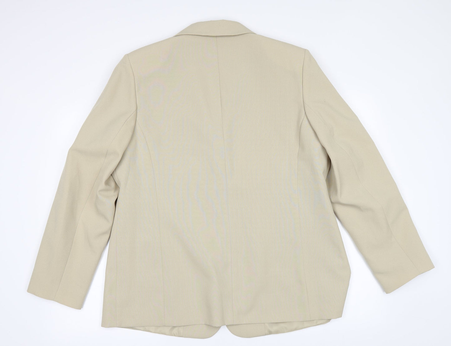 Womens UK Size 18 Classic Regular Beige Suit Jacket