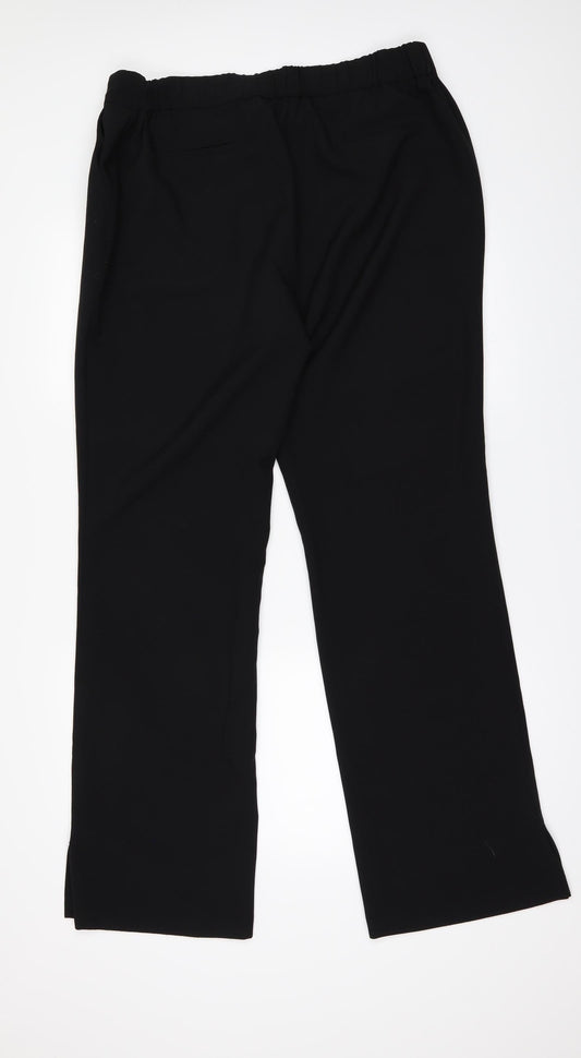 CAPSULE Womens Black   Trousers  Size 16 L32 in