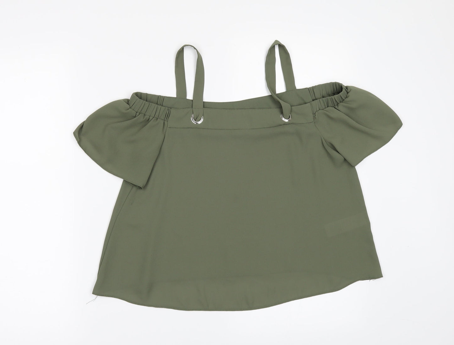 New Look Girls Green   Cropped Blouse Size 2 Years