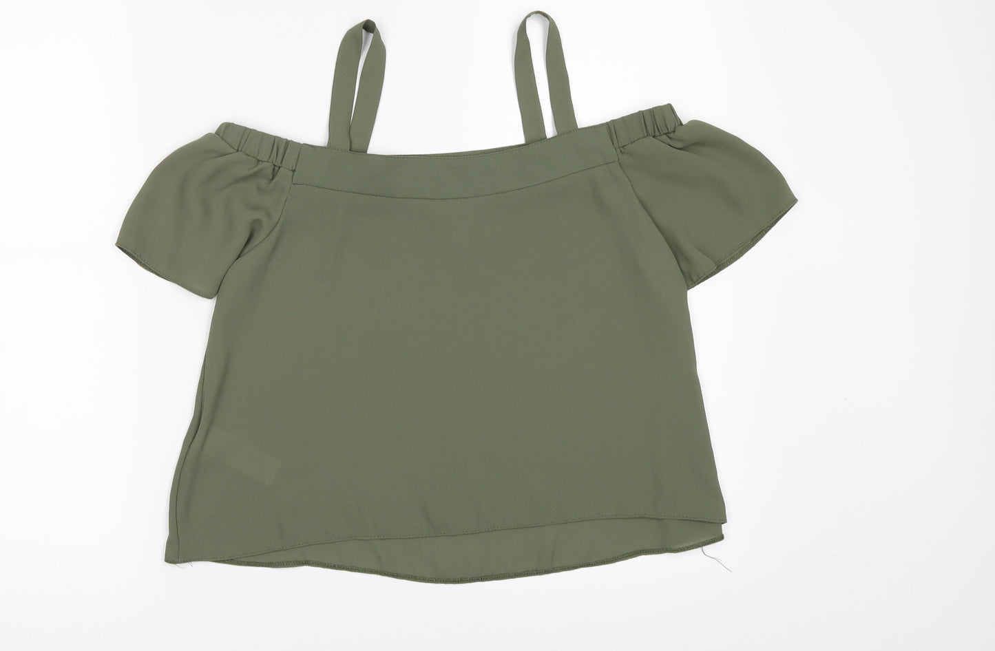 New Look Girls Green   Cropped Blouse Size 2 Years