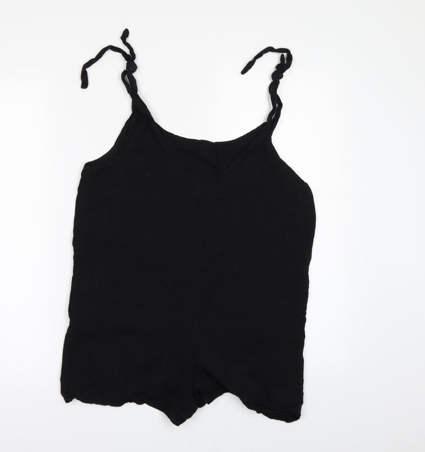 Womens UK Size 4 ASOS One-Piece Black Playsuit