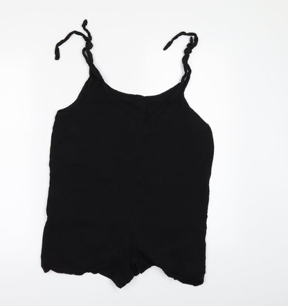 Womens UK Size 4 ASOS One-Piece Black Playsuit