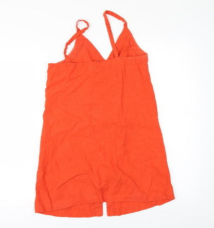 Topshop Womens Orange   A-Line  Size 8