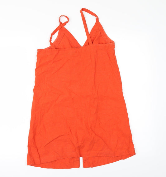 Topshop Womens Orange   A-Line  Size 8