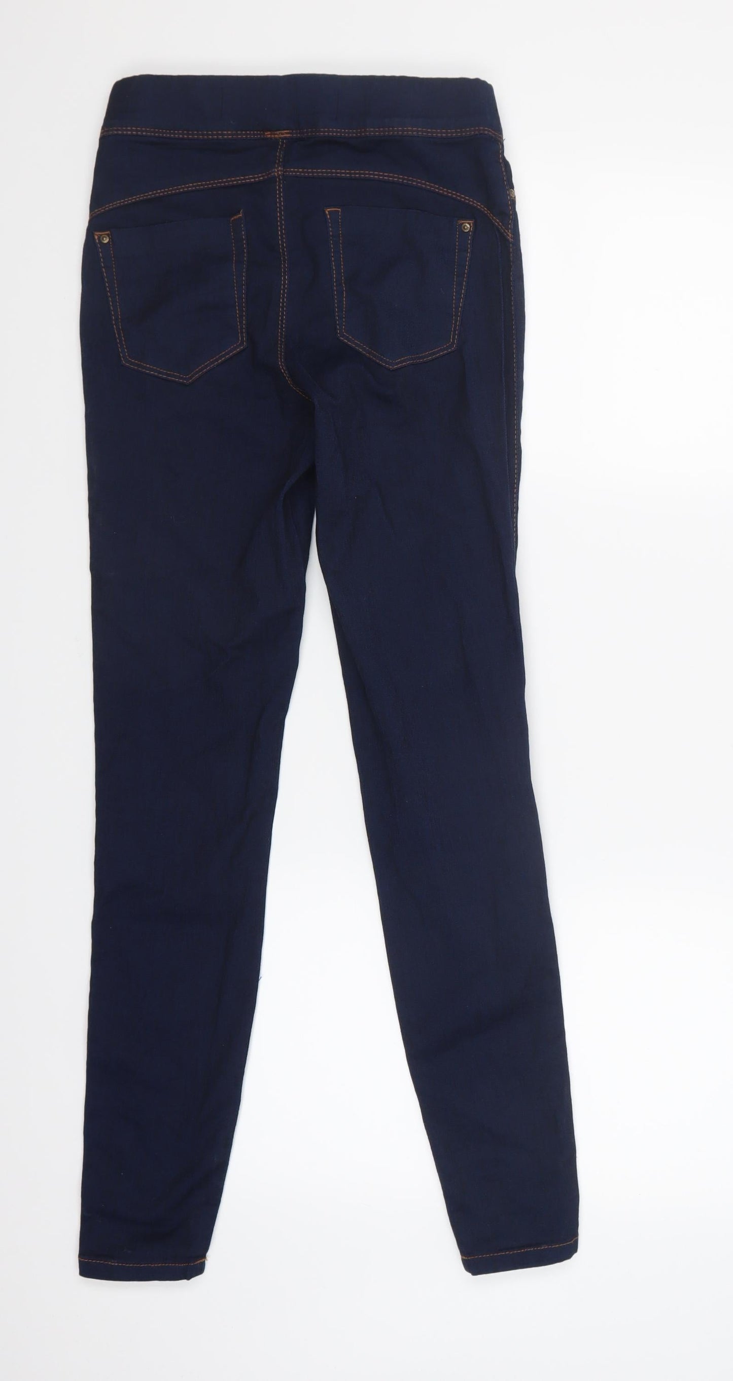 Denim Co. Womens Blue  Denim Jegging Jeans Size 6 L29 in