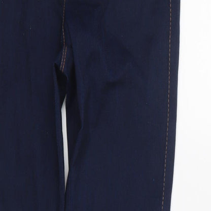 Denim Co. Womens Blue  Denim Jegging Jeans Size 6 L29 in