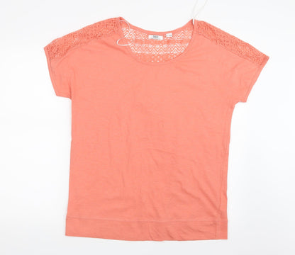 Bonprix Collection Womens Orange   Basic T-Shirt Size M
