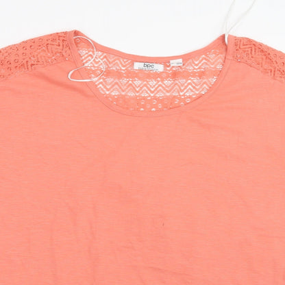 Bonprix Collection Womens Orange   Basic T-Shirt Size M