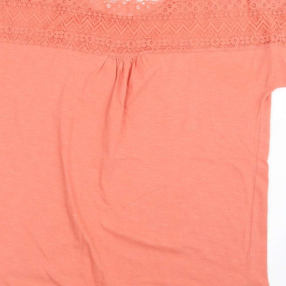 Bonprix Collection Womens Orange   Basic T-Shirt Size M