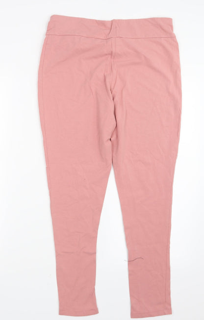 Womens UK Size L Select  Capri Pink Leggings