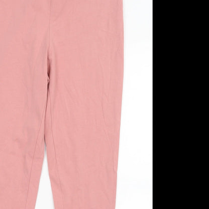 Womens UK Size L Select  Capri Pink Leggings