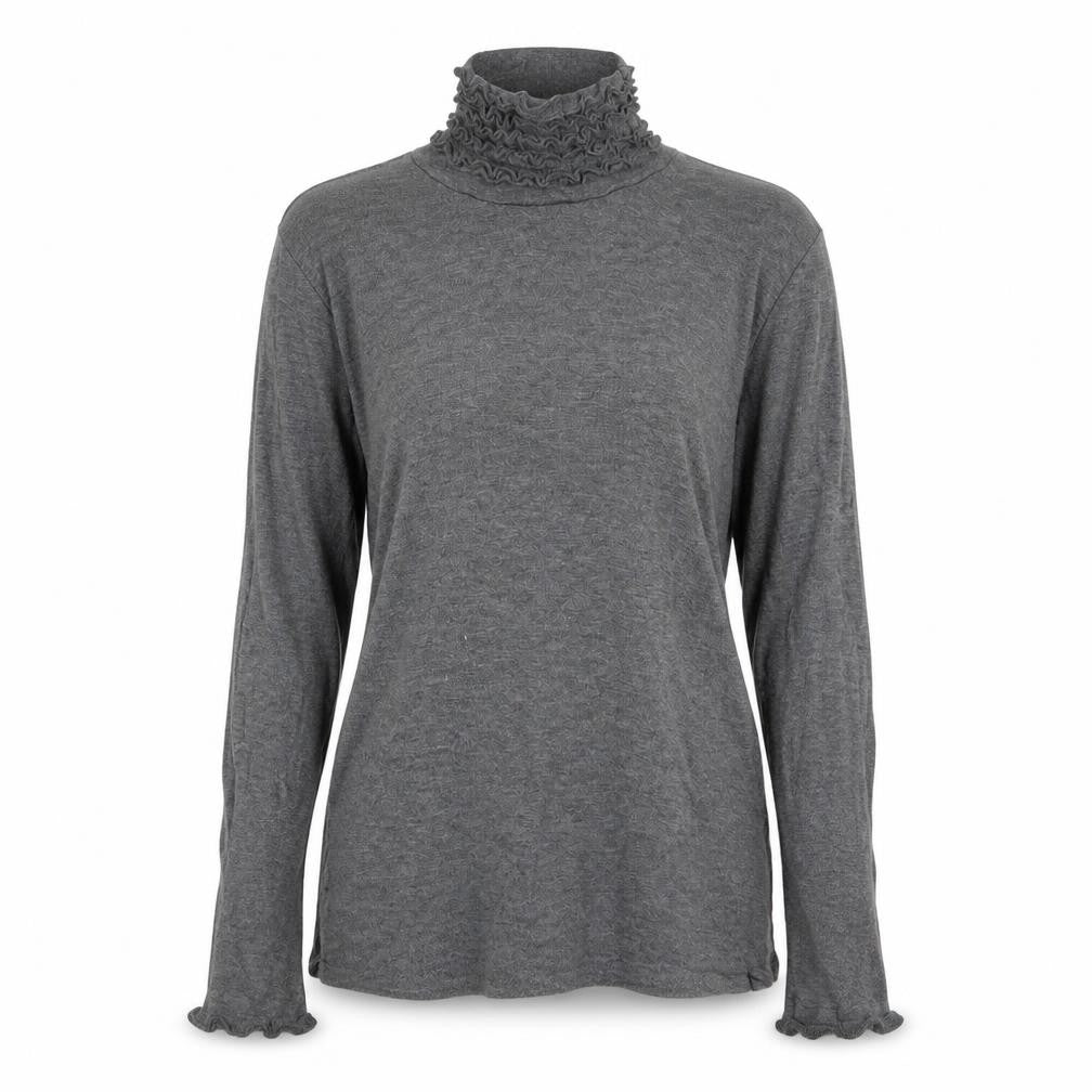 Womens UK Size L Elite Grey Basic T-Shirt