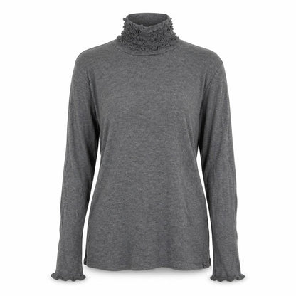 Womens UK Size L Elite Grey Basic T-Shirt