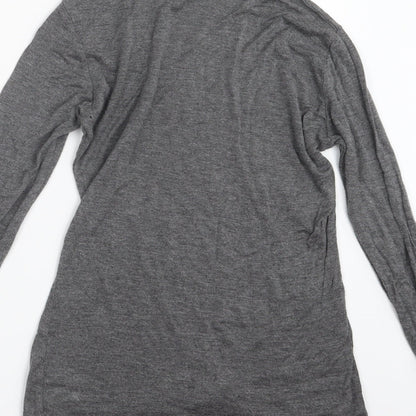 Womens UK Size L Elite Grey Basic T-Shirt