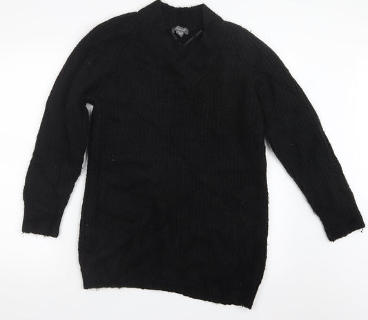 Primark Womens Black  Knit Pullover Jumper Size 10