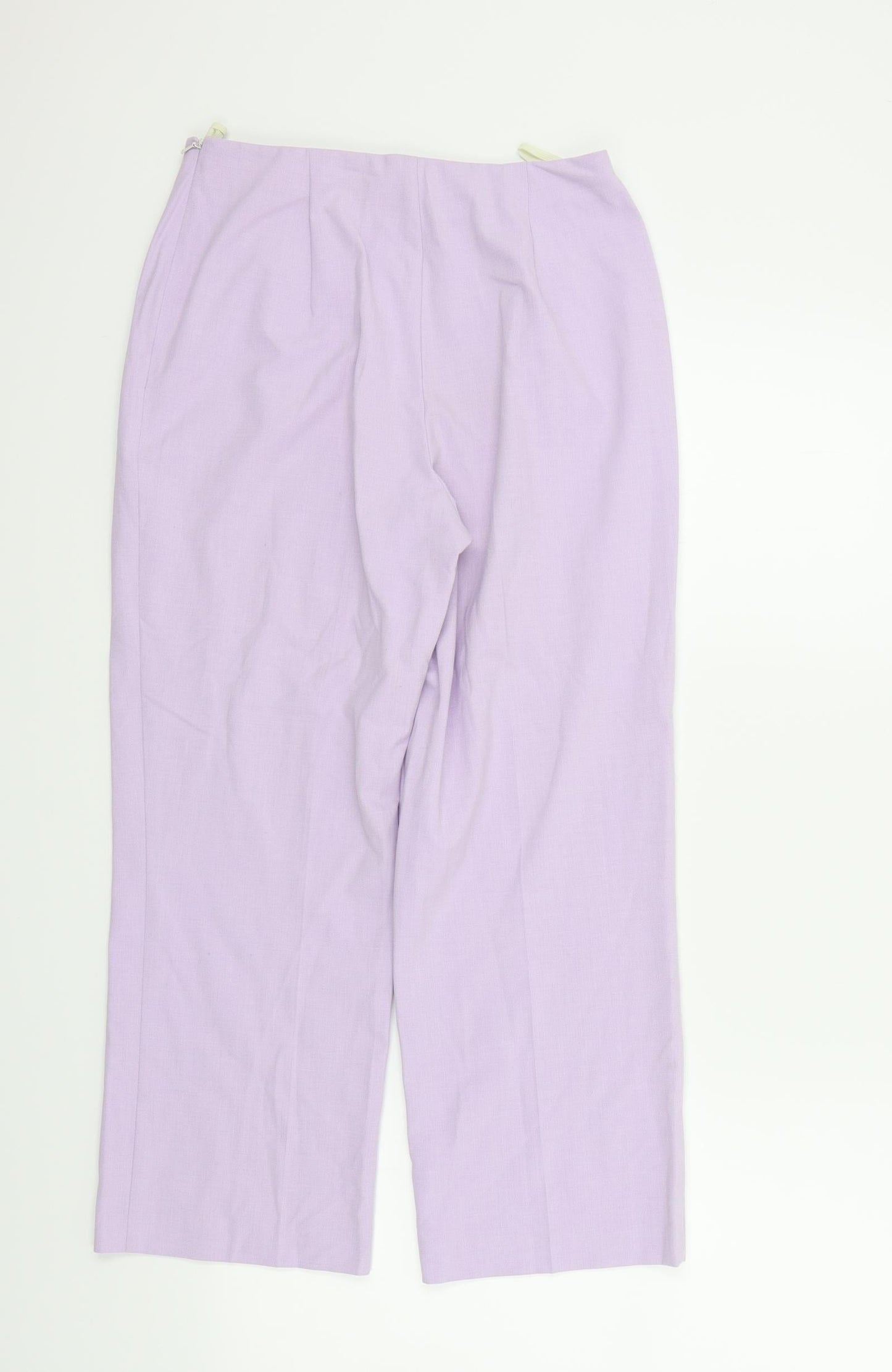 M&S Womens Purple   Trousers  Size 10 L23 in