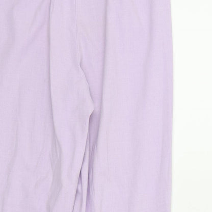 M&S Womens Purple   Trousers  Size 10 L23 in