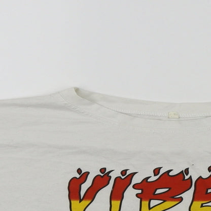 Womens UK Size M Preworn White Basic T-Shirt
