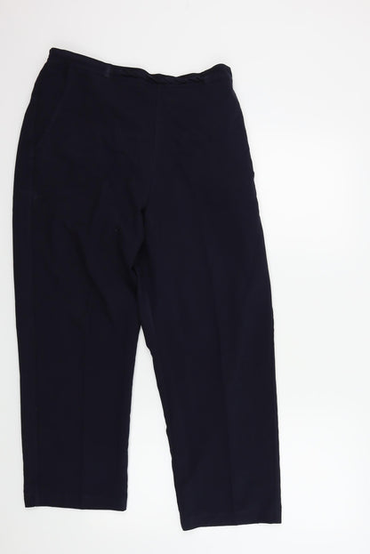 Womens UK Size 16 Ellie Louise Regular Fit  Blue Trousers