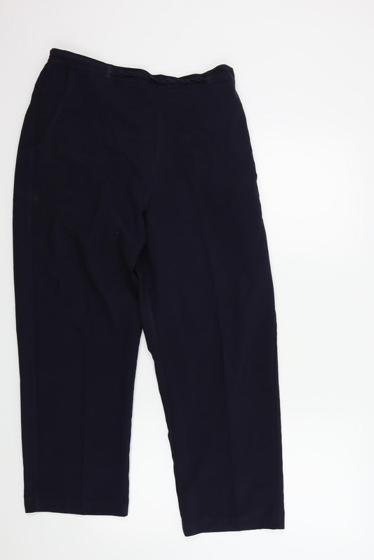 Womens UK Size 16 Ellie Louise Regular Fit  Blue Trousers