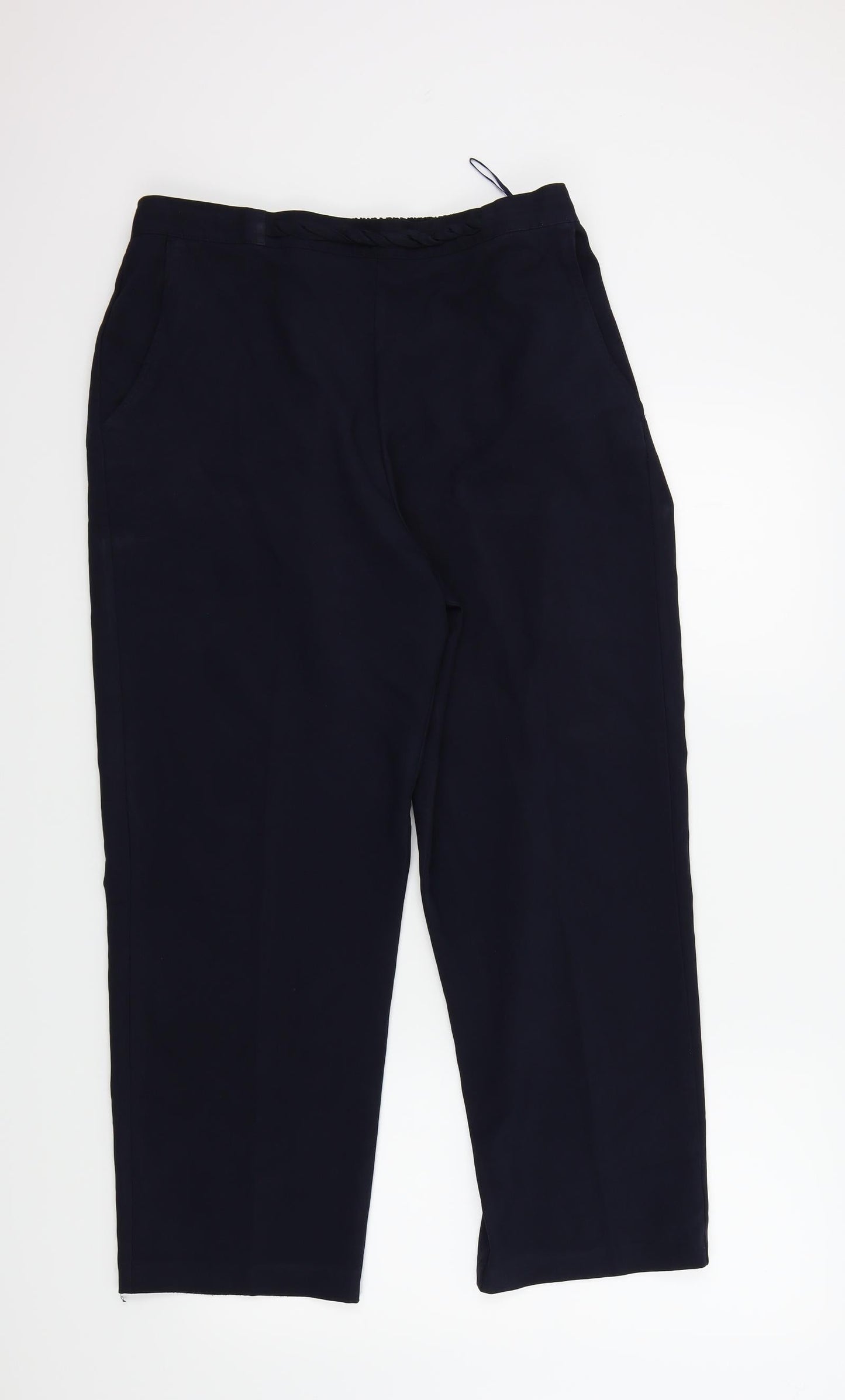 Womens UK Size 14 Ellie Louise Regular Fit  Black Trousers