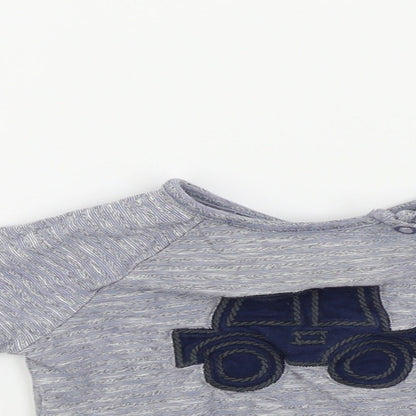 F&F Baby Blue   Basic T-Shirt Size 6-9 Months  - TRACTOR