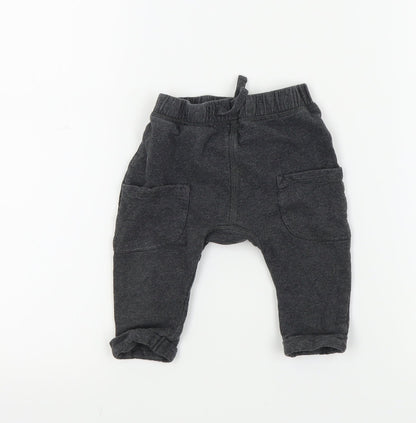 NEXT Baby Black   Track Pants Leggings Size 6-9 Months