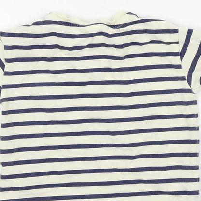H&M Baby Blue Striped  Basic T-Shirt Size 6-9 Months