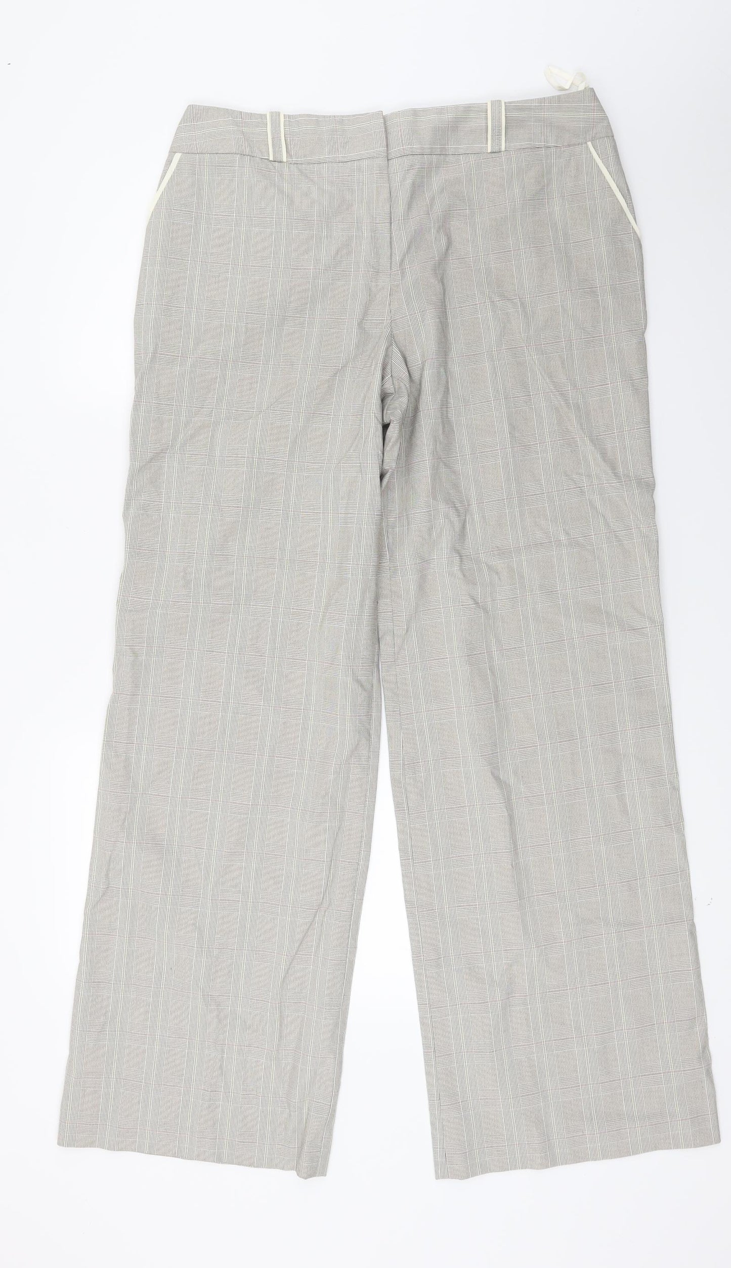 Womens UK Size 12 Monsoon Regular Fit  Grey Trousers