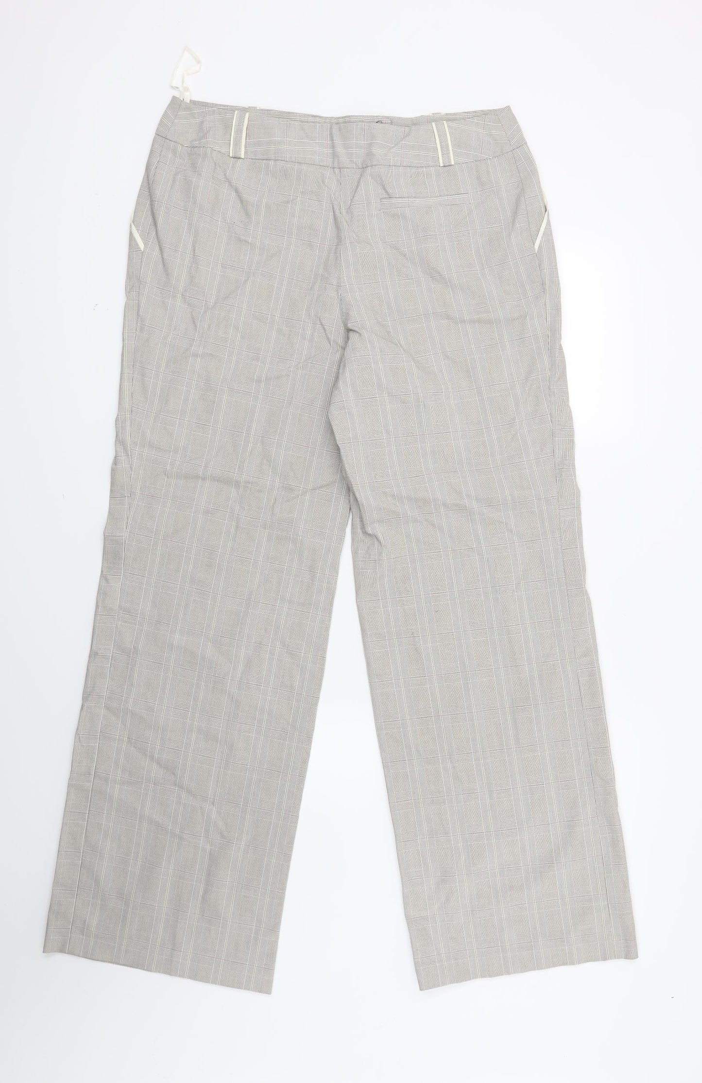 Womens UK Size 12 Monsoon Regular Fit  Grey Trousers