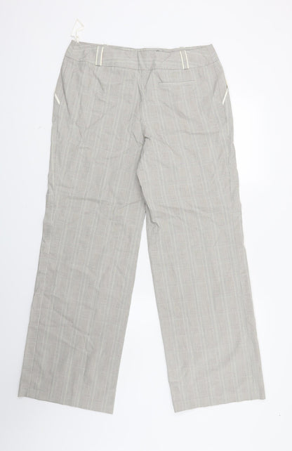Womens UK Size 12 Monsoon Regular Fit  Grey Trousers