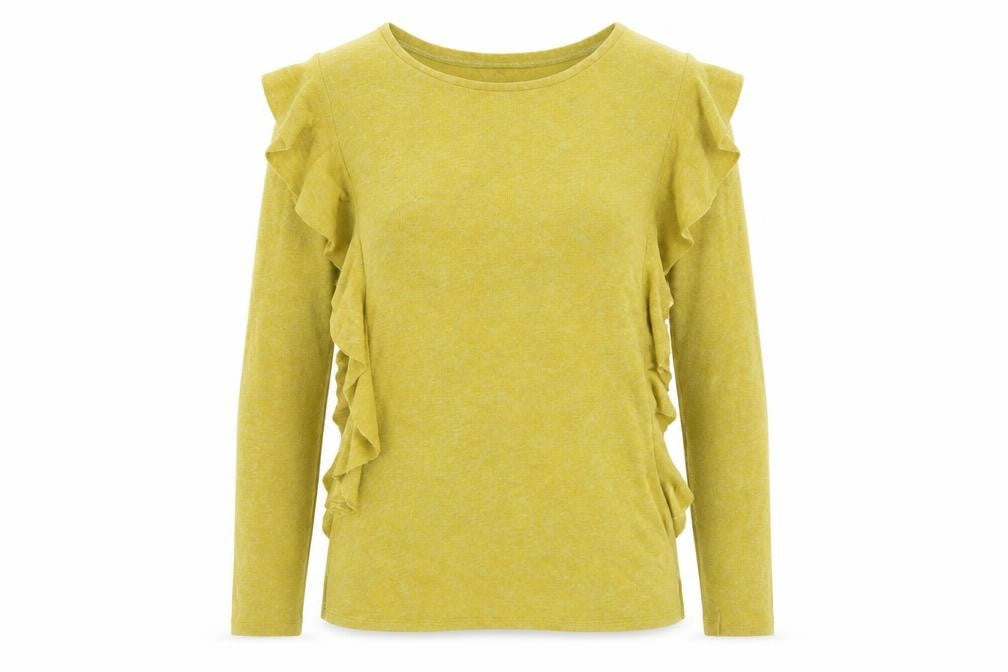Womens UK Size 14 NEXT Yellow Tunic Sweatshirt