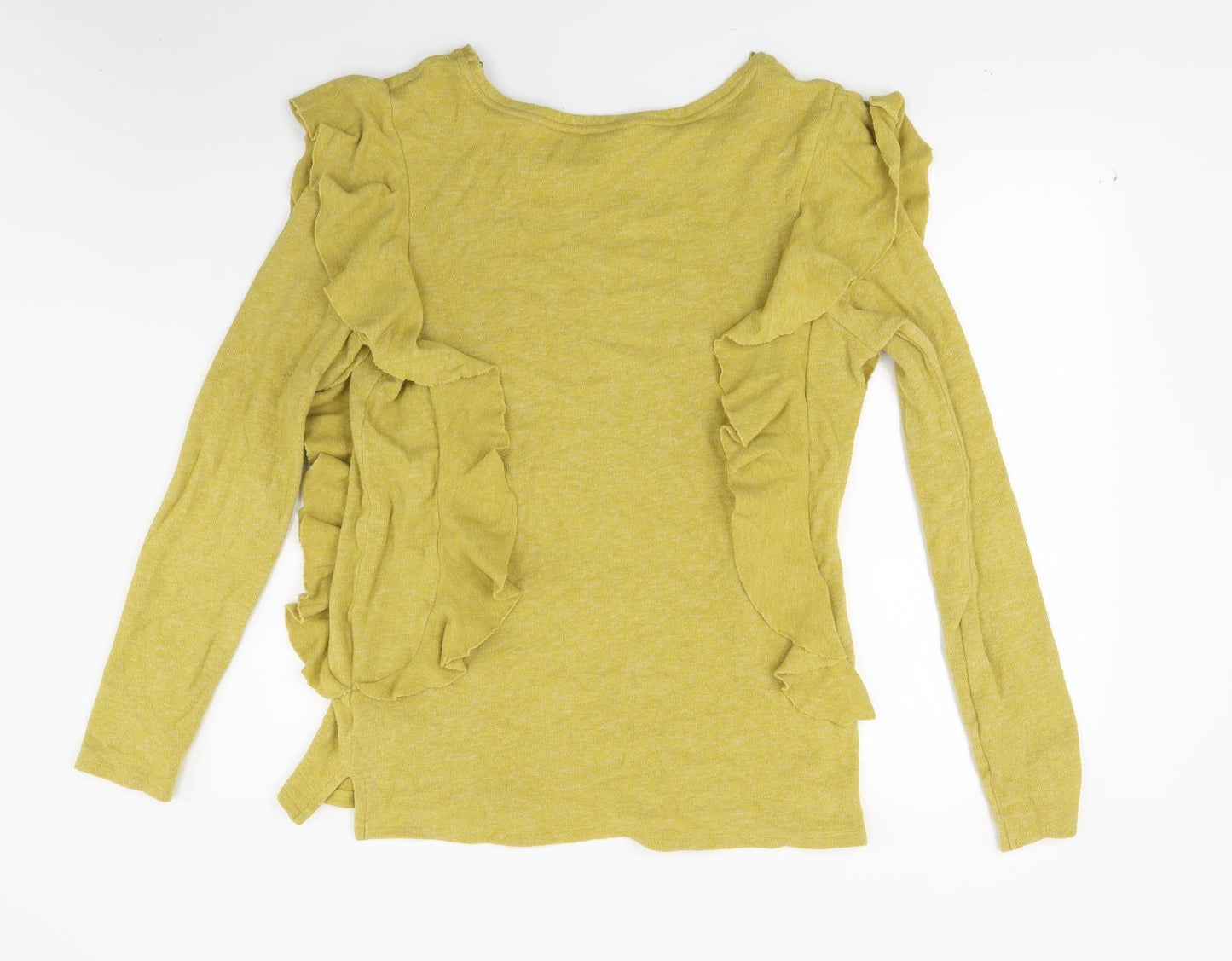 Womens UK Size 14 NEXT Yellow Tunic Sweatshirt