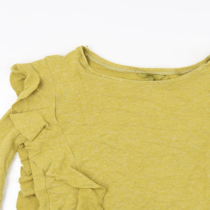 Womens UK Size 14 NEXT Yellow Tunic Sweatshirt