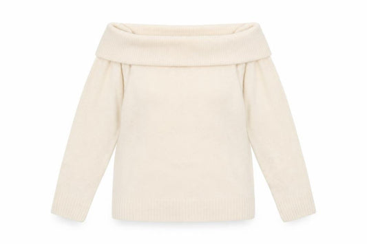 Studio Womens White  Knit Pullover Jumper Size 14