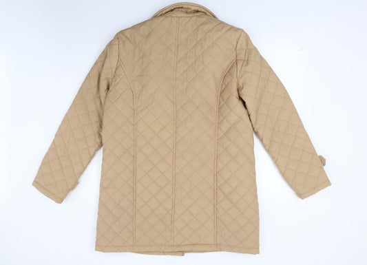 Nightingales Womens Brown   Quilted Coat Size 16