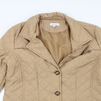 Nightingales Womens Brown   Quilted Coat Size 16