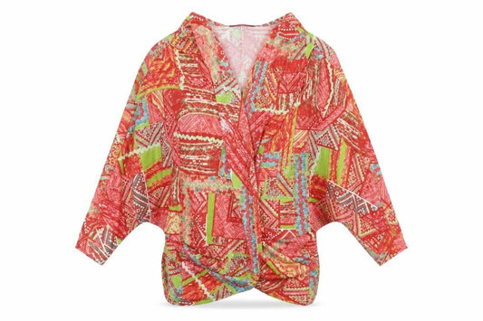 Boohoo Womens Multicoloured  Knit Wrap Jumper Size M