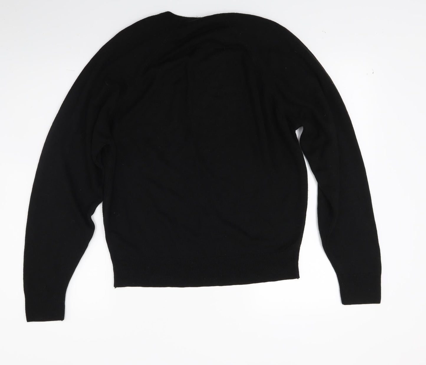 Littlewoods Mens Black  Knit Pullover Jumper Size M