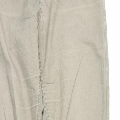 Womens UK Size 8 H&M Regular Fit Skinny Beige Jeans