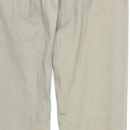 Womens UK Size 8 H&M Regular Fit Skinny Beige Jeans