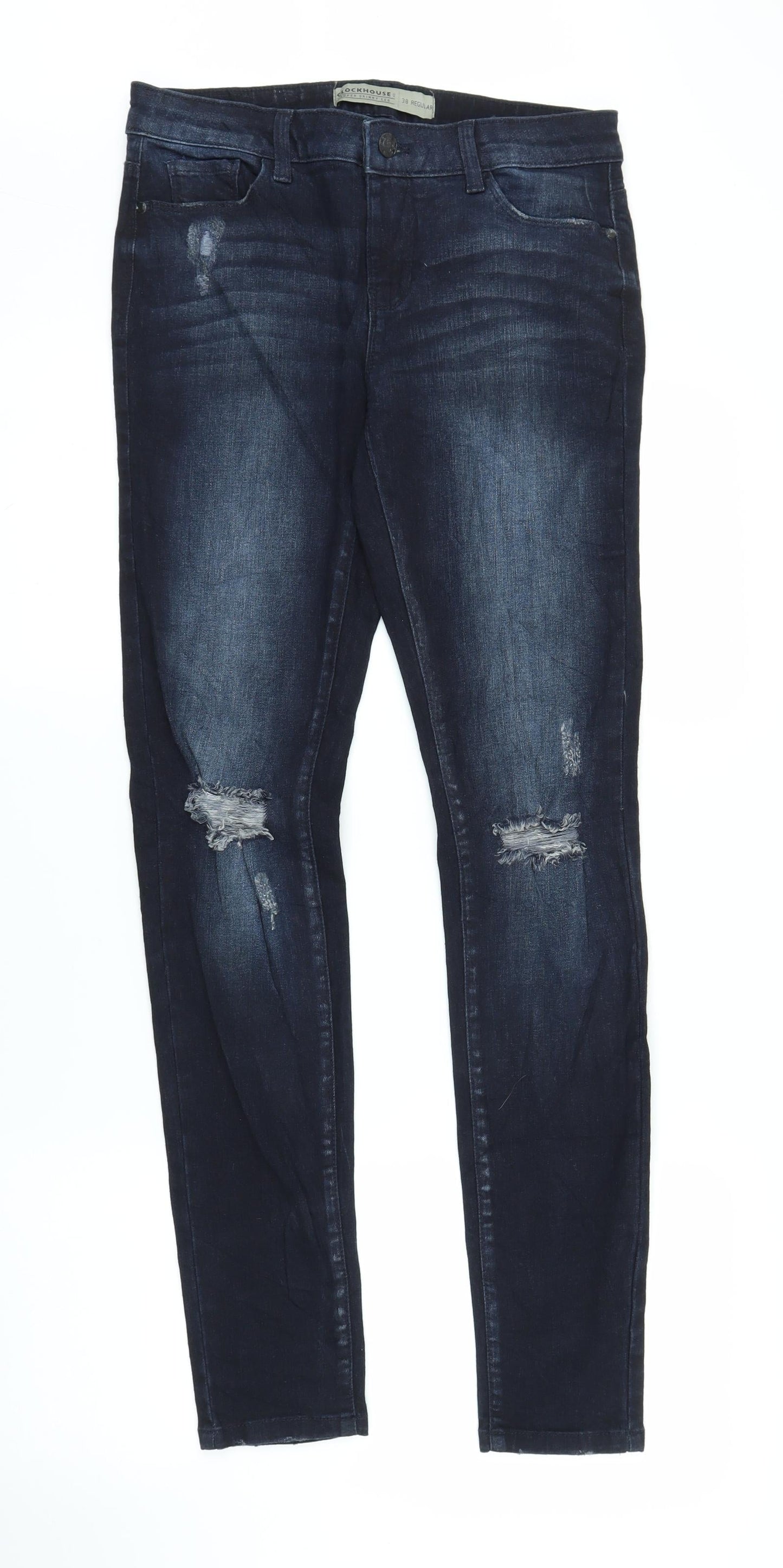 C&A Womens Blue  Denim Skinny Jeans Size 8 L29 in